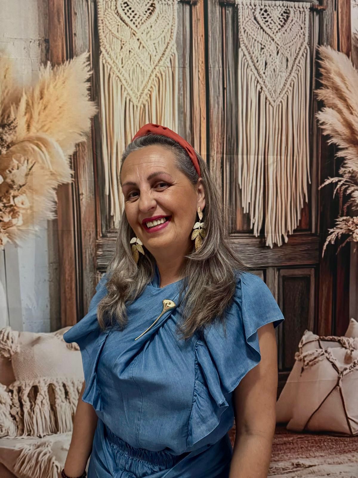 Rosa Baena en su tienda de Puente Genil